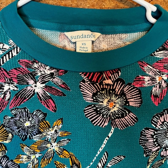 Sundance Floral Sketch Blue Flowers Size XS - Picture 3 of 6